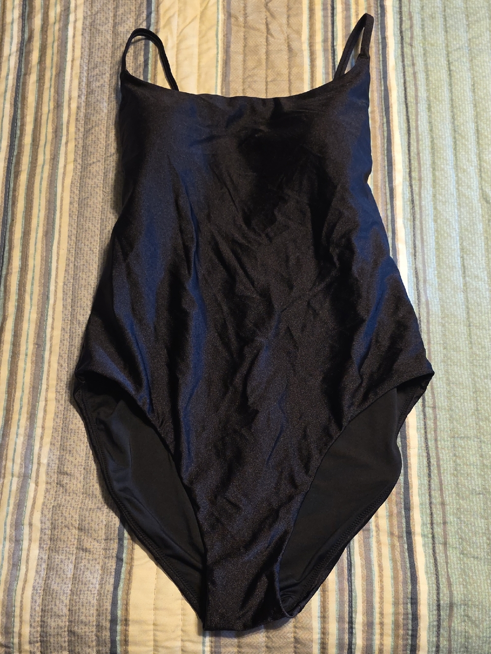 Classic Black One-Piece Swim Suit - Women's Swim